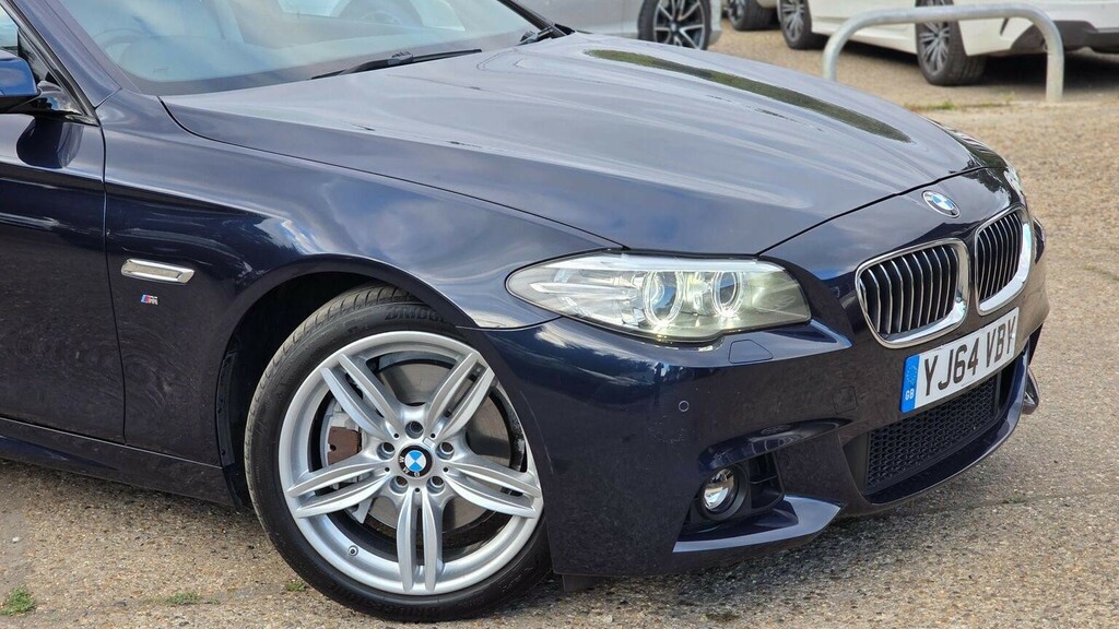 BMW 5 Series 520D Se White #7