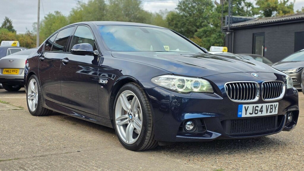 BMW 5 Series 520D Se White #11