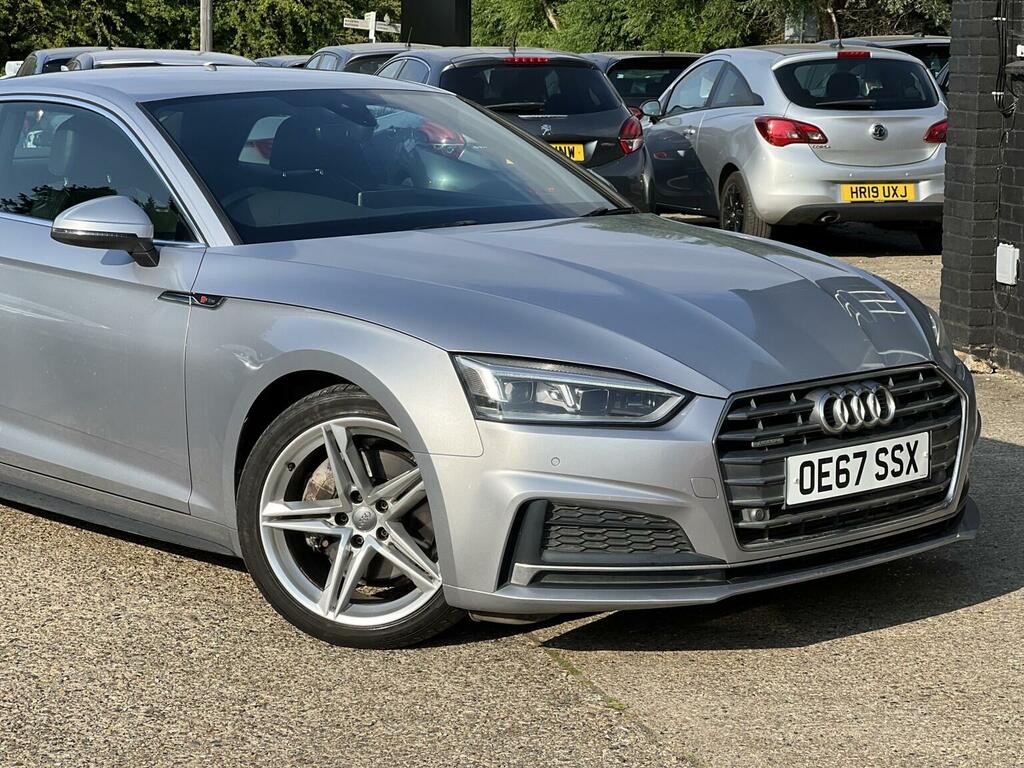 Audi A5 3.0 Tdi V6 S Line S Tronic Quattro Euro 6 Ss OE67SSX Silver #3