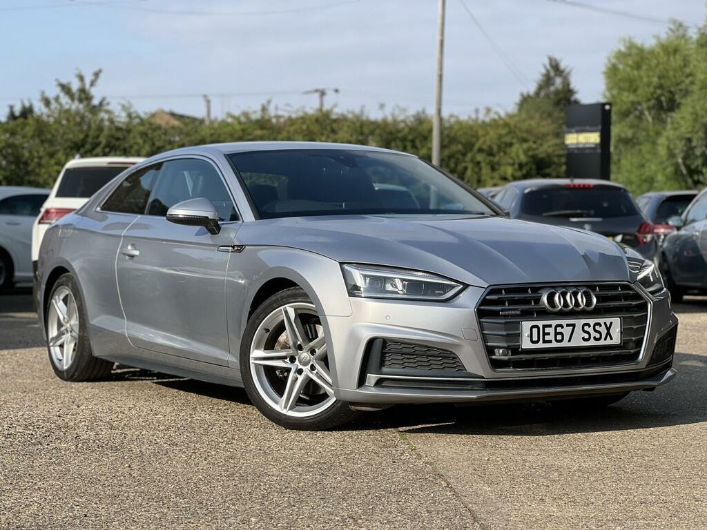 Audi A5 3.0 Tdi V6 S Line S Tronic Quattro Euro 6 Ss OE67SSX Silver #2