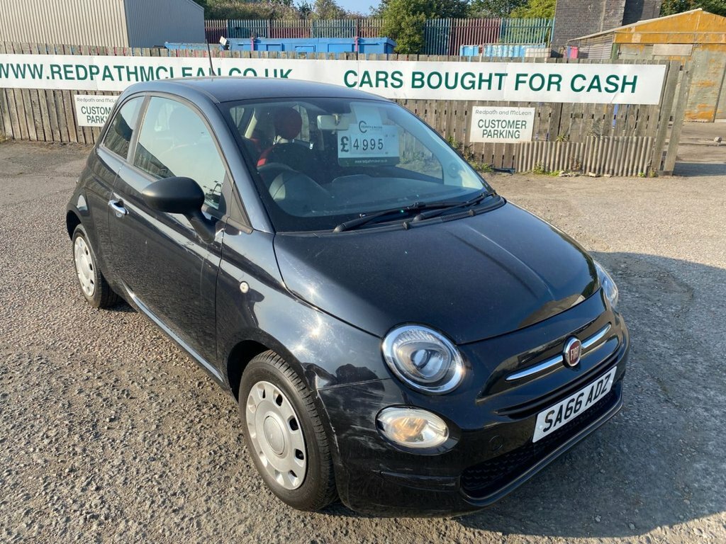 Fiat 500 1.2L Pop Black