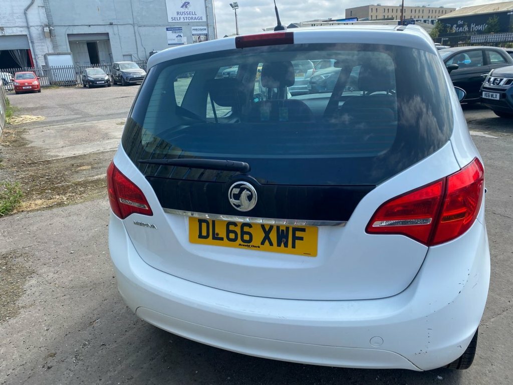 Vauxhall Meriva 1.4L Club White #4