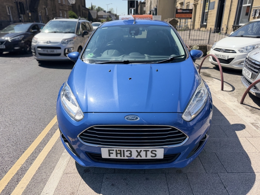 Ford Fiesta 1.6 Titanium Econetic Tdci Blue #4
