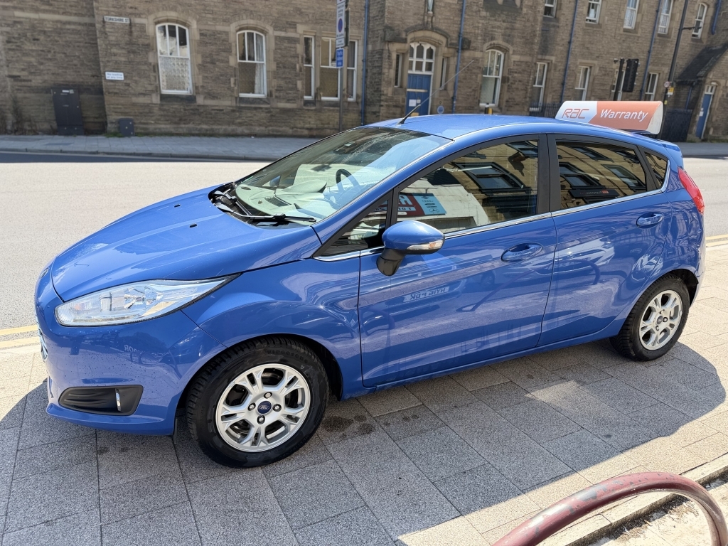 Ford Fiesta 1.6 Titanium Econetic Tdci Blue #5