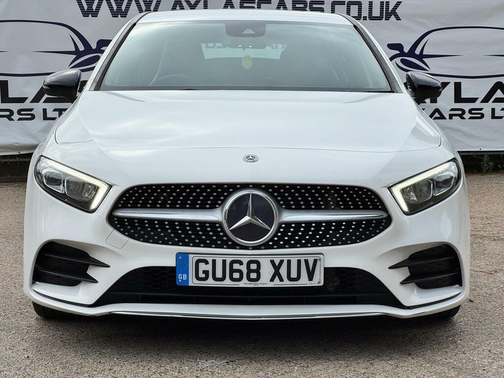 Mercedes-Benz A Class Hatchback 1.3 A200 Amg Line 7G-dct Euro 6 Ss GU68XUV White #6