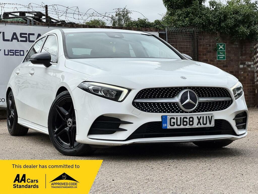 Mercedes-Benz A Class Hatchback 1.3 A200 Amg Line 7G-dct Euro 6 Ss GU68XUV White
