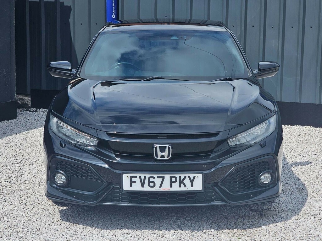Honda Civic Hatchback 1.6 I-dtec Ex Euro 6 Ss 201867 FV67PKY Black #2