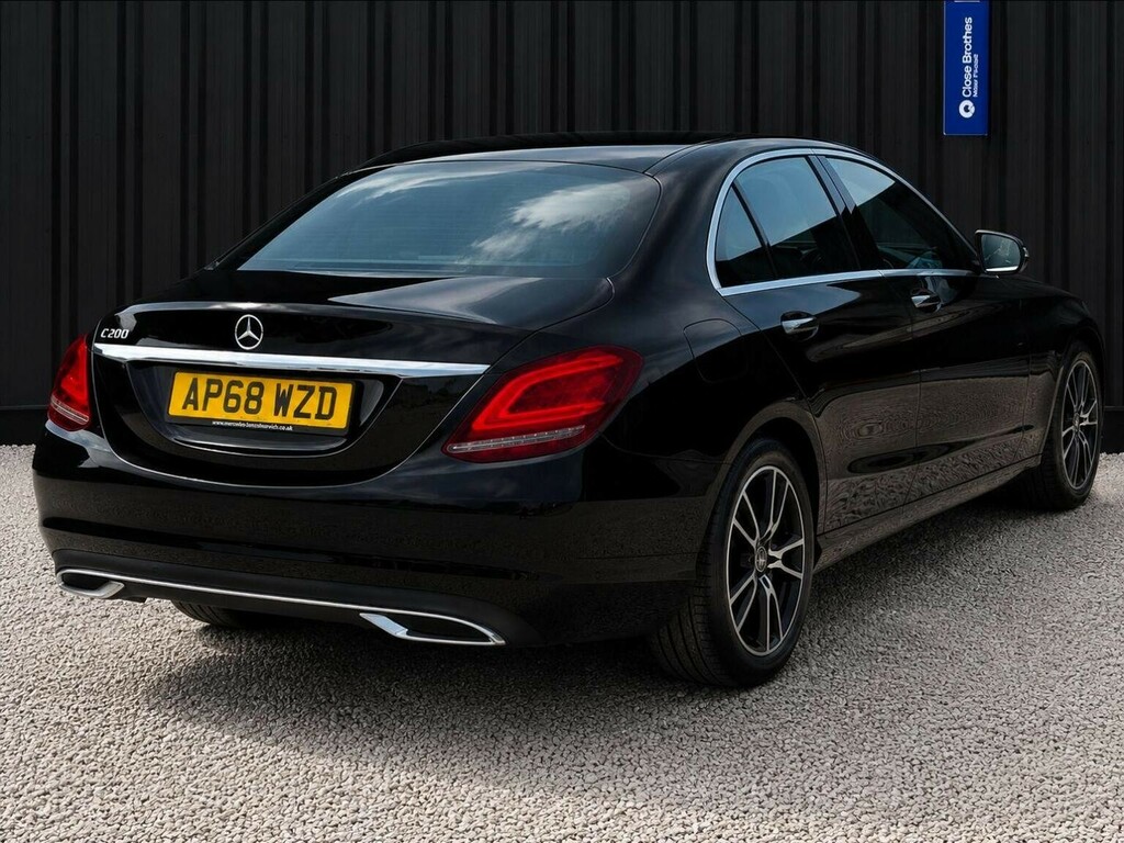 Mercedes-Benz C Class Saloon 1.5 C200 Mhev Eq Boost Sport G-tronic Euro AP68WZD Black #2