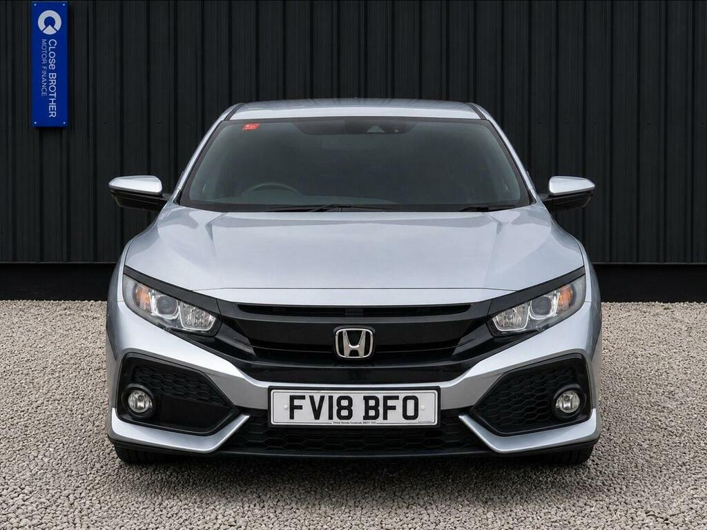 Honda Civic Hatchback 1.6 I-dtec Sr Euro 6 Ss 201818 FV18BFO Silver #2