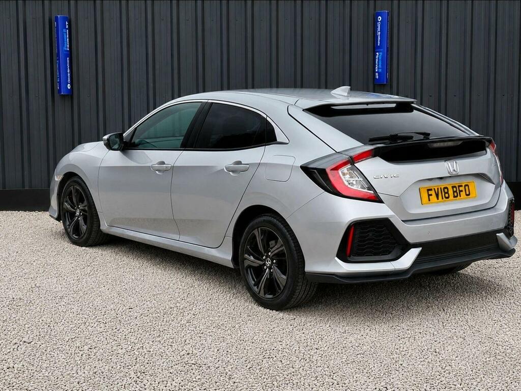 Honda Civic Hatchback 1.6 I-dtec Sr Euro 6 Ss 201818 FV18BFO Silver #5