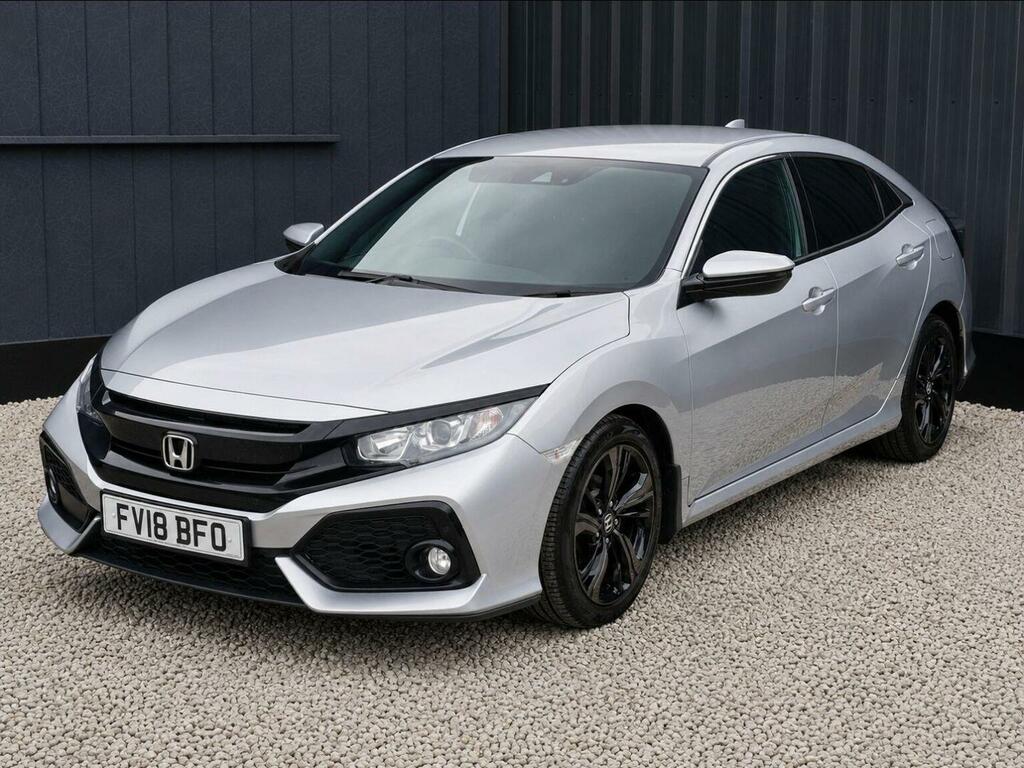 Honda Civic Hatchback 1.6 I-dtec Sr Euro 6 Ss 201818 FV18BFO Silver #3