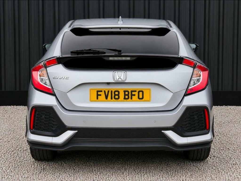 Honda Civic Hatchback 1.6 I-dtec Sr Euro 6 Ss 201818 FV18BFO Silver #6