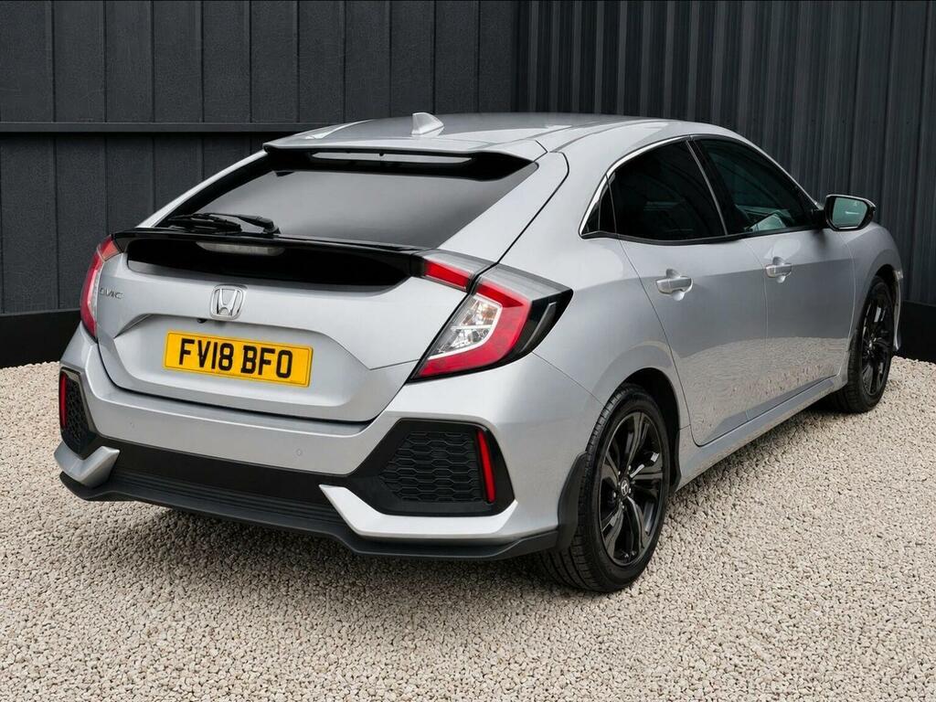 Honda Civic Hatchback 1.6 I-dtec Sr Euro 6 Ss 201818 FV18BFO Silver #4