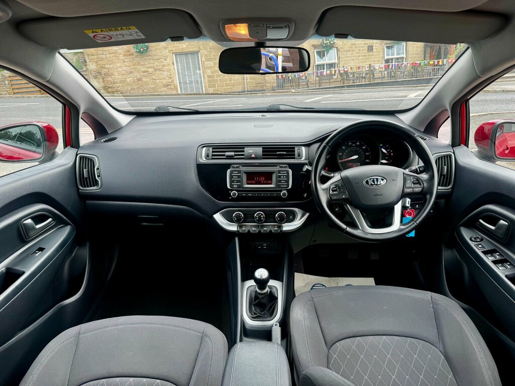 Kia RIO 1.25 Sr7 Hatchback Euro 6 84 Bh Red #3