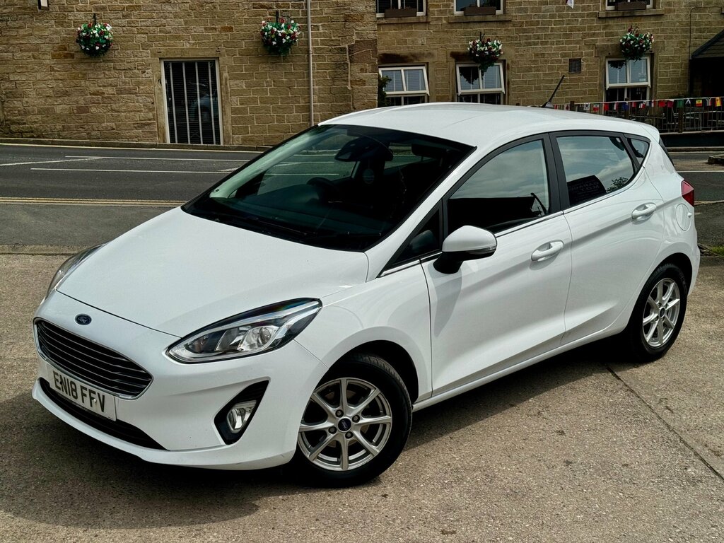 Ford Fiesta St-line White #2