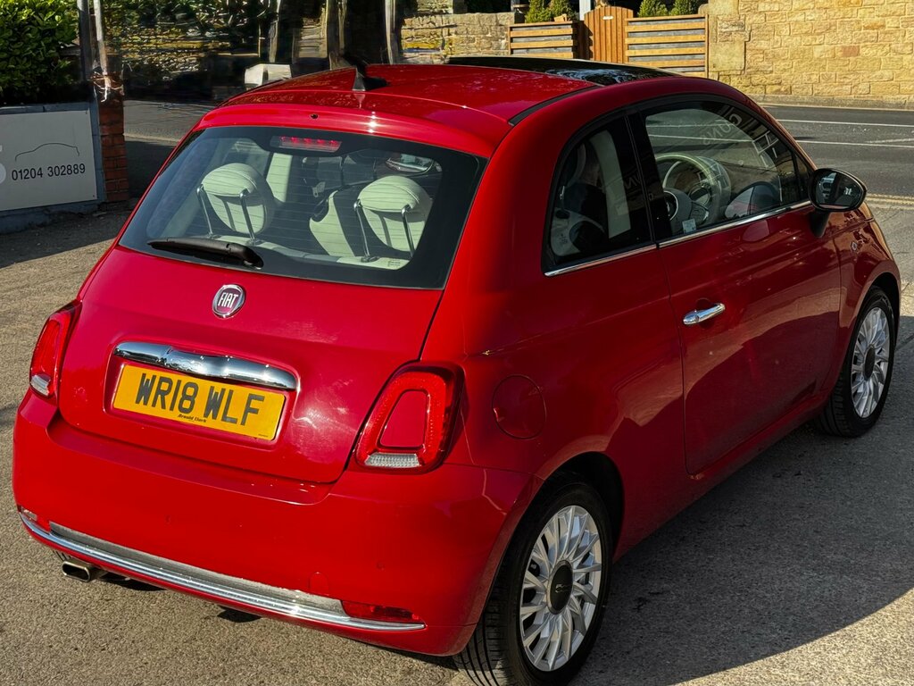 Fiat 500 1.2 Lounge Hatchback Euro 6 Ss Red #4