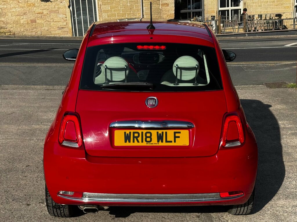 Fiat 500 1.2 Lounge Hatchback Euro 6 Ss Red #5