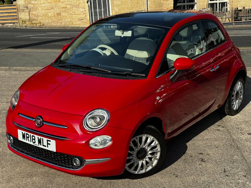 Fiat 500 1.2 Lounge Hatchback Euro 6 Ss Red #2