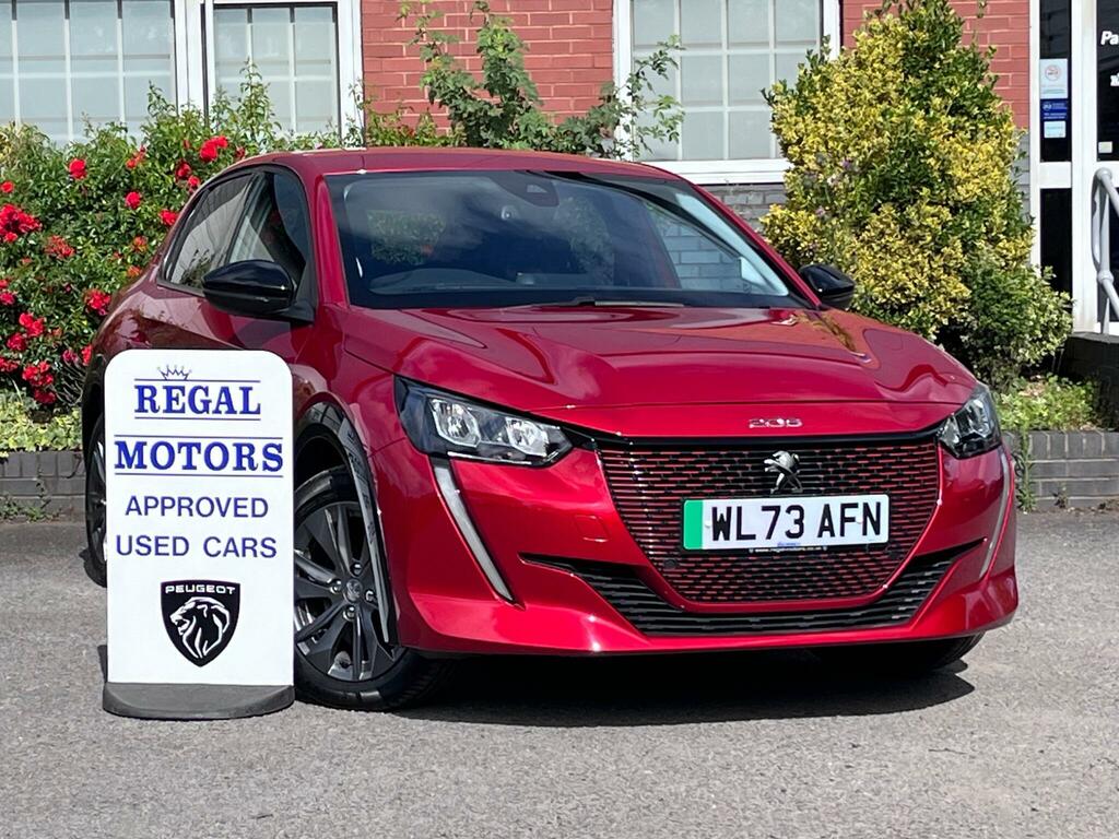 Peugeot e-208 50Kwh Allure Premium Hatchback Red