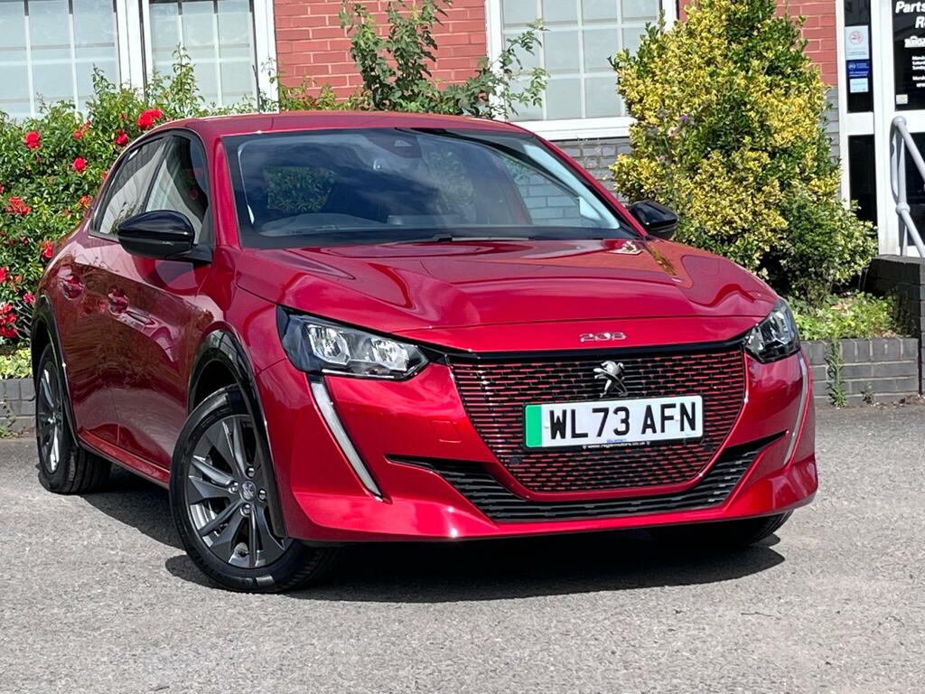Peugeot e-208 50Kwh Allure Premium Hatchback Red #2