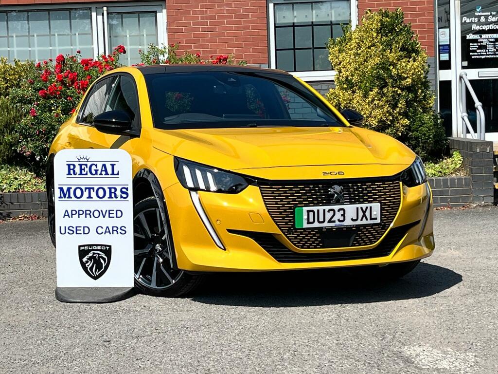 Peugeot e-208 50Kwh Gt Hatchback 7.4Kw Charge 