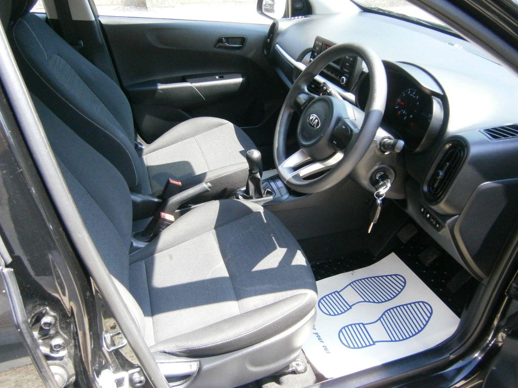 Kia Picanto Hatchback Black #2