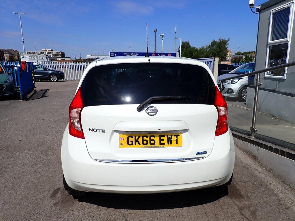 Nissan Note 1.5 Dci Tekna Hatchback Euro 6 GK66EWT White #6