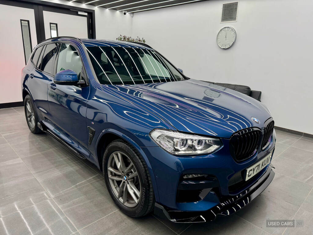 BMW X3 Xdrive20d Mht M Sport CY71KUV Blue #4