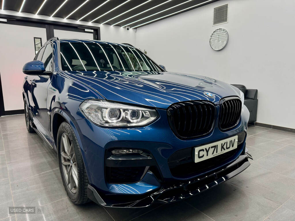 BMW X3 Xdrive20d Mht M Sport CY71KUV Blue #3