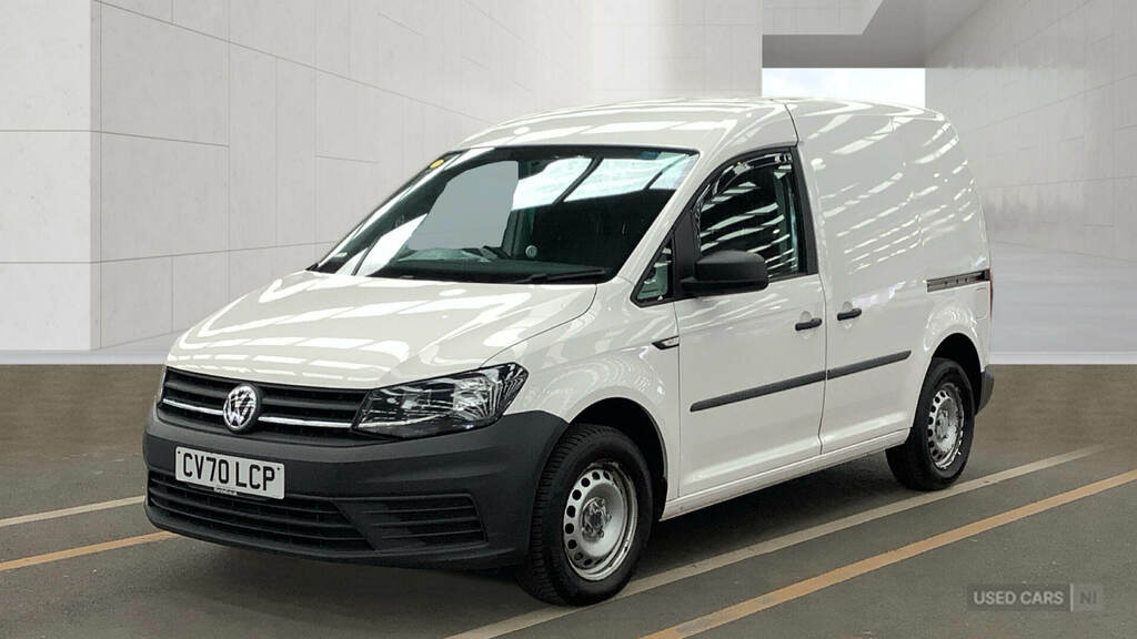 Volkswagen Caddy 2.0 Tdi Bluemotion Tech White #2