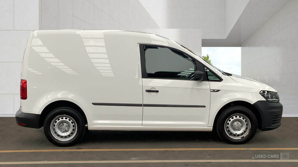 Volkswagen Caddy 2.0 Tdi Bluemotion Tech White #5