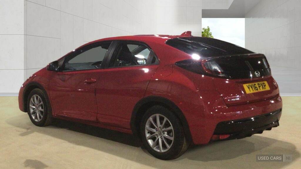 Honda Civic 1.6 I-dtec Se Plus YY16PXP Red #3