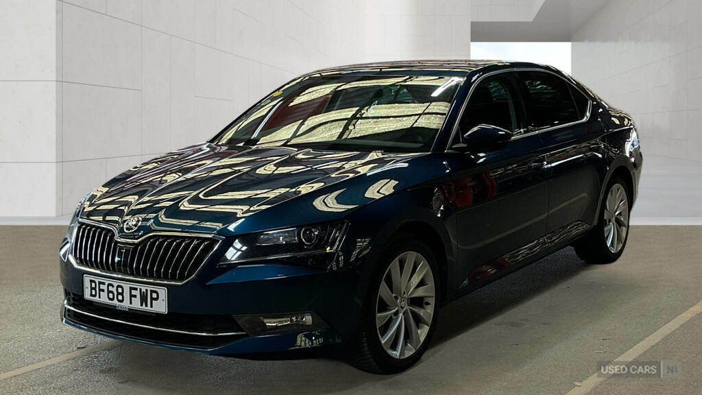 Skoda Superb 2.0 Tdi Cr Se Blue #2