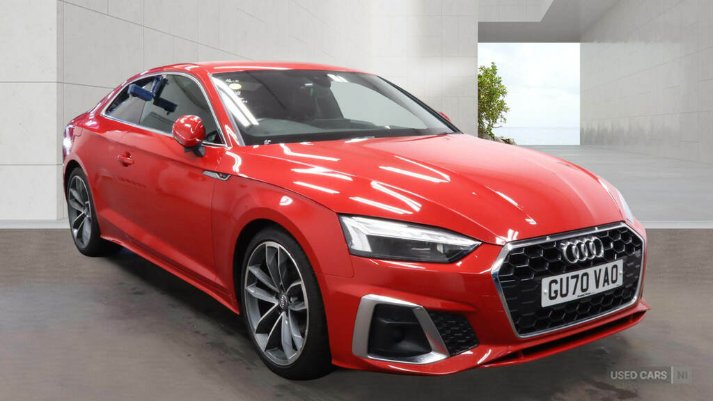 Audi A5 A5 S Line 40 Tfsi Mhev White #1