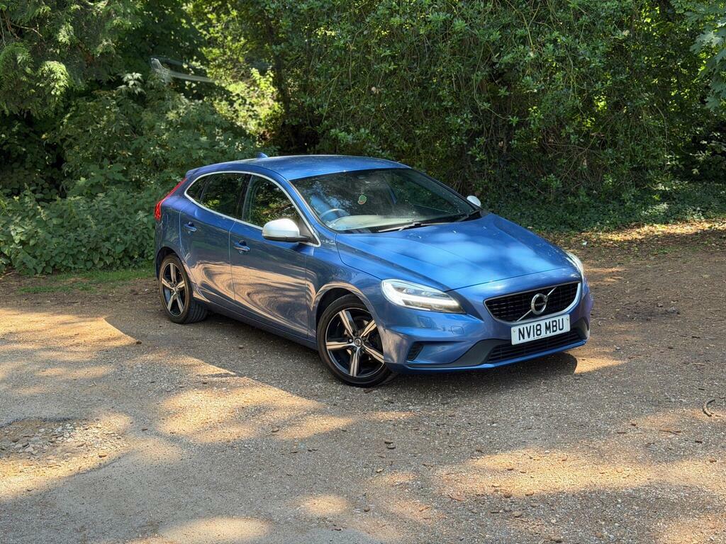Volvo V40 2.0 D2 R-design Hatchback Blue #2