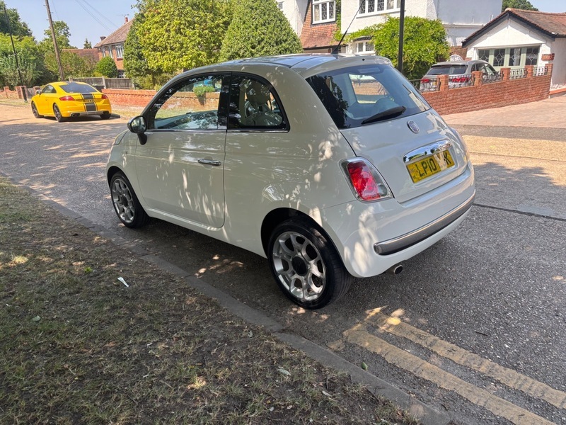 Fiat 500 1.4 Sport Hatchback Euro 5 Ss White #8