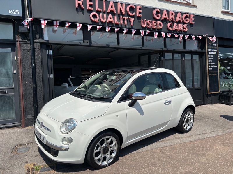 Fiat 500 1.4 Sport Hatchback Euro 5 Ss White #19