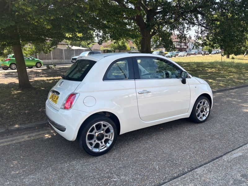 Fiat 500 1.4 Sport Hatchback Euro 5 Ss White #12