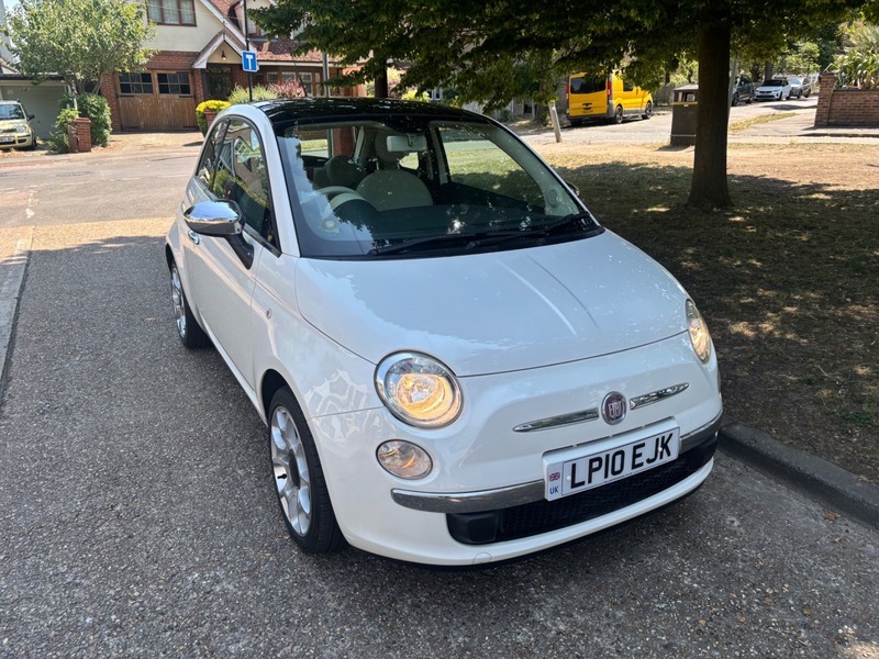 Fiat 500 Lounge White #2