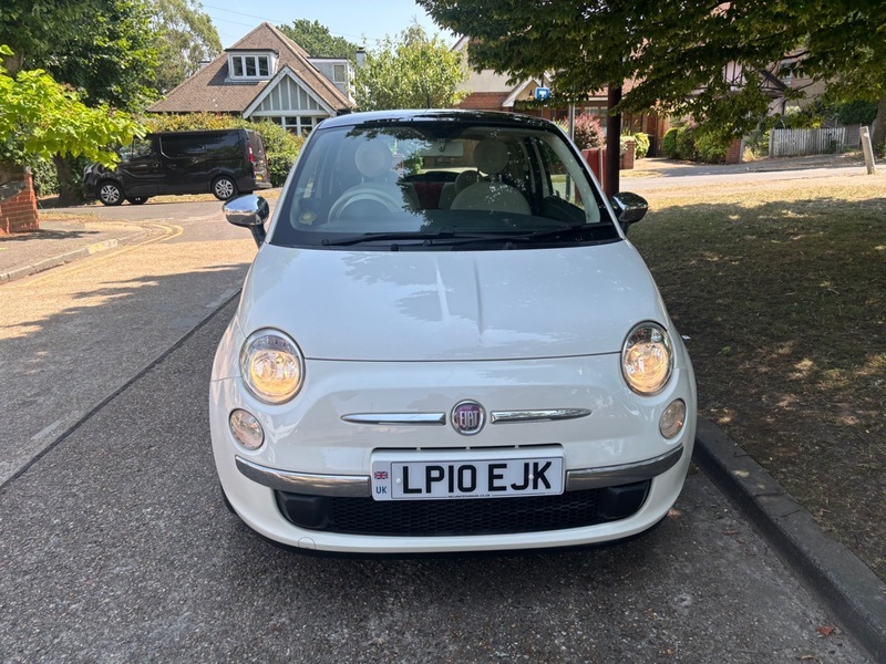 Fiat 500 Lounge White #3