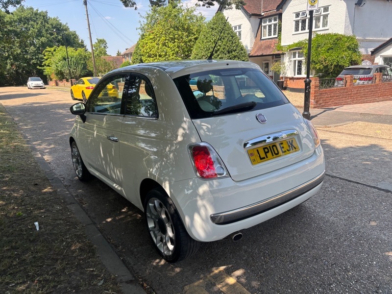 Fiat 500 1.4 Sport Hatchback Euro 5 Ss White #9
