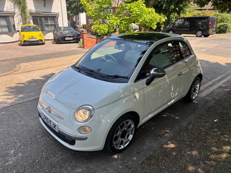 Fiat 500 Lounge White #4