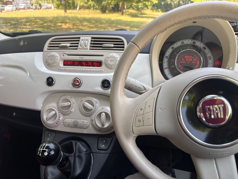 Fiat 500 1.4 Sport Hatchback Euro 5 Ss White #18