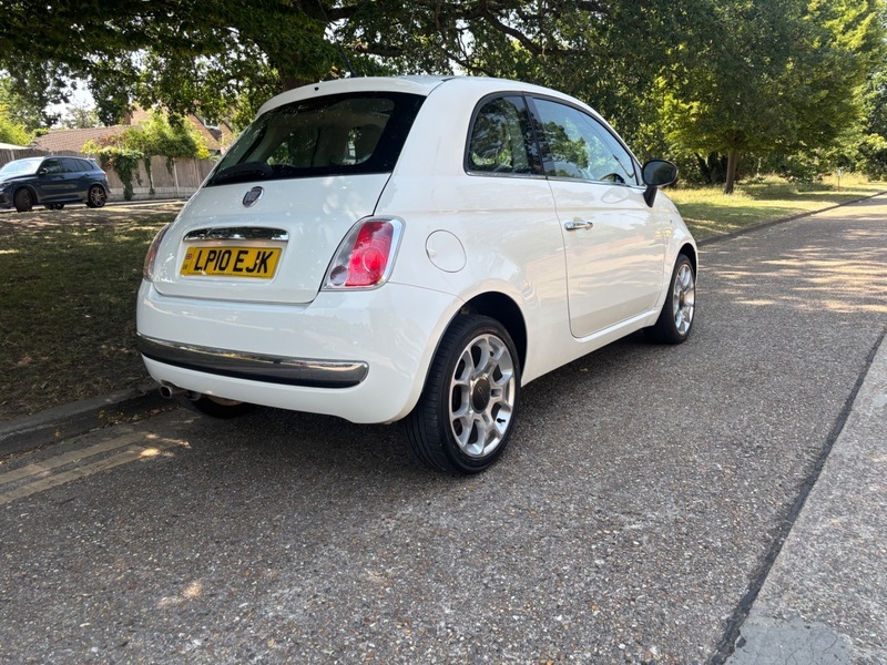 Fiat 500 1.4 Sport Hatchback Euro 5 Ss White #11