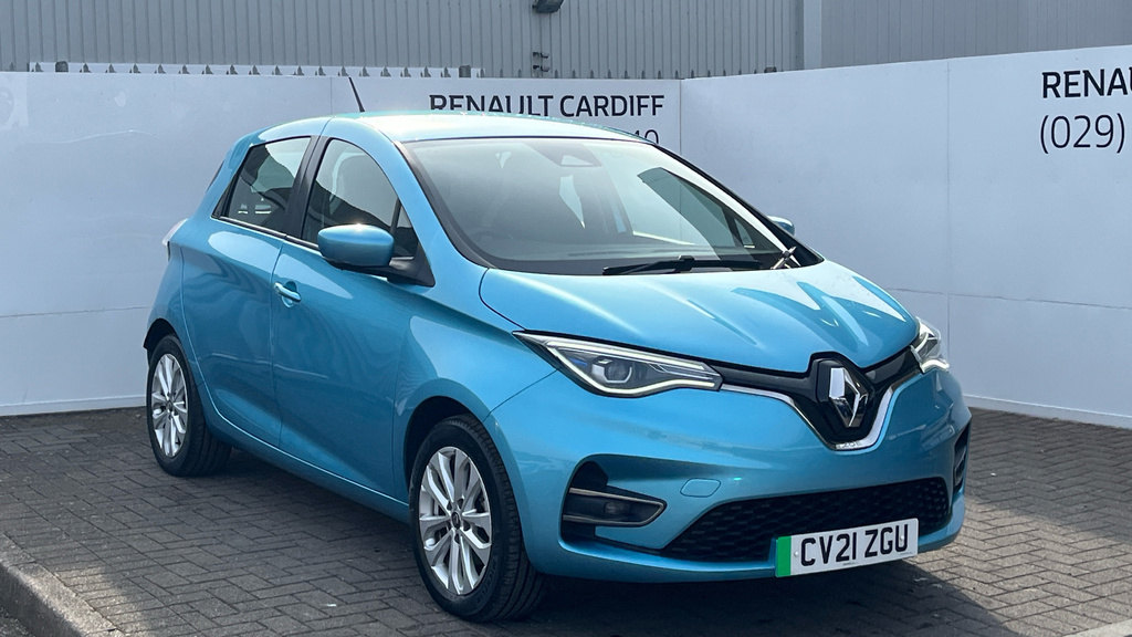 Renault Zoe Zoe 100Kw Iconic R135 50Kwh Rapid Charge Blue