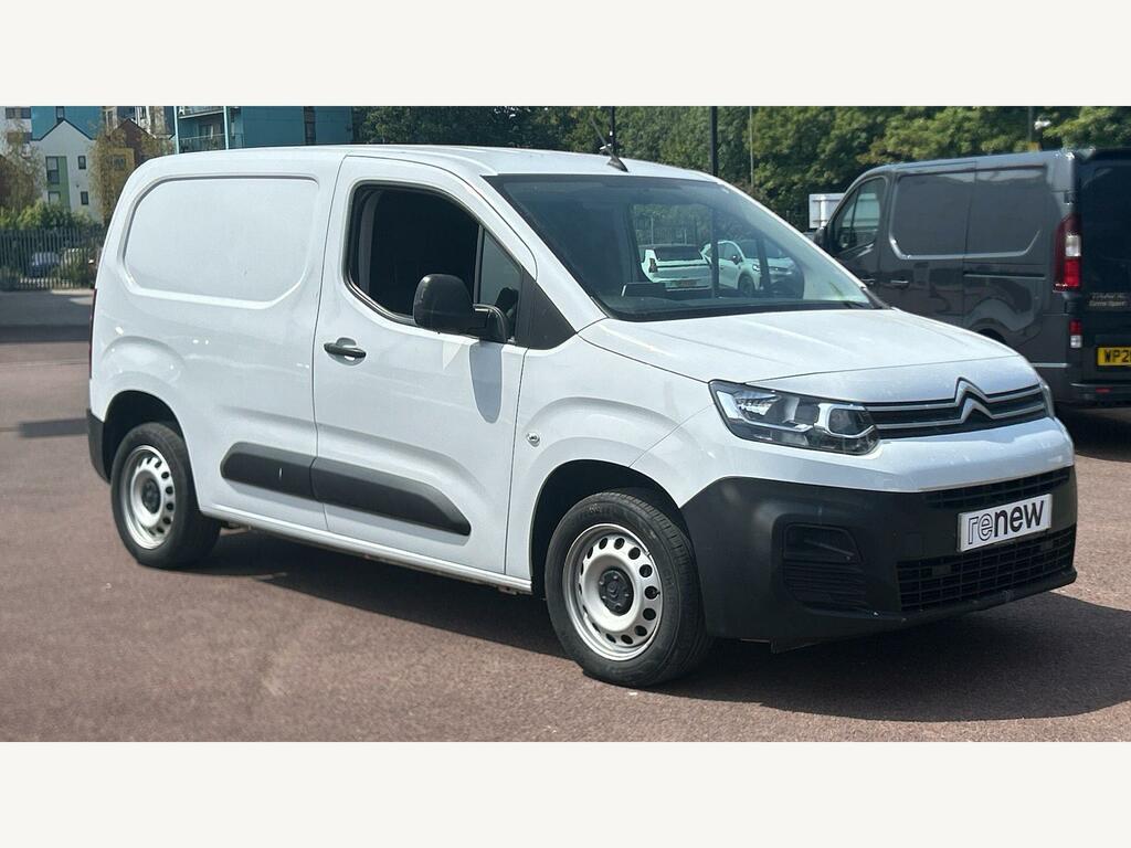 Citroen Berlingo Citroen Berlingo 1.5Tm Ent Van White #2