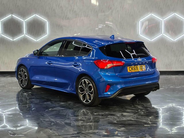 Ford Focus 2020 1.0T Ecoboost St-line X Hatchback CK69XOG Blue #4
