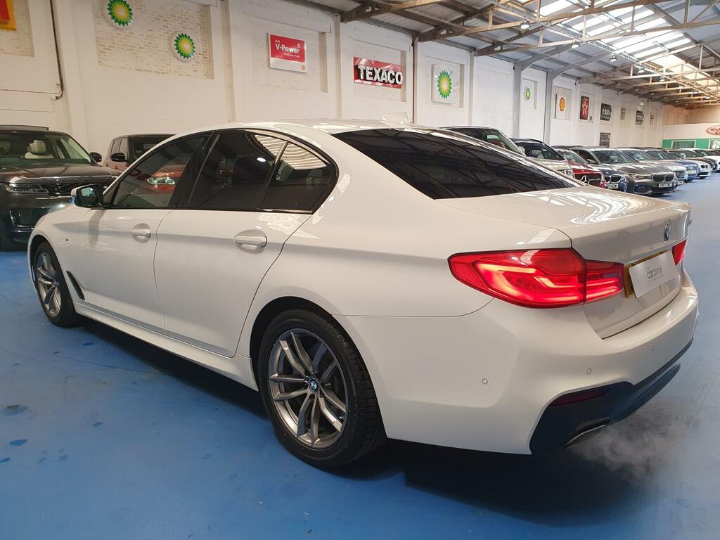 BMW 5 Series 520I M Sport White #5