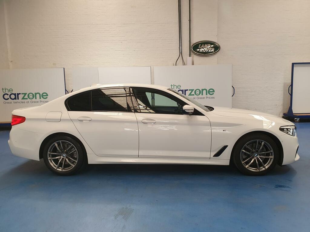 BMW 5 Series 520I M Sport White #2