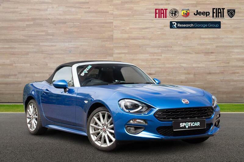 Fiat 124 Spider 1.4 Multiair Lusso Plus Convertible Aut Blue